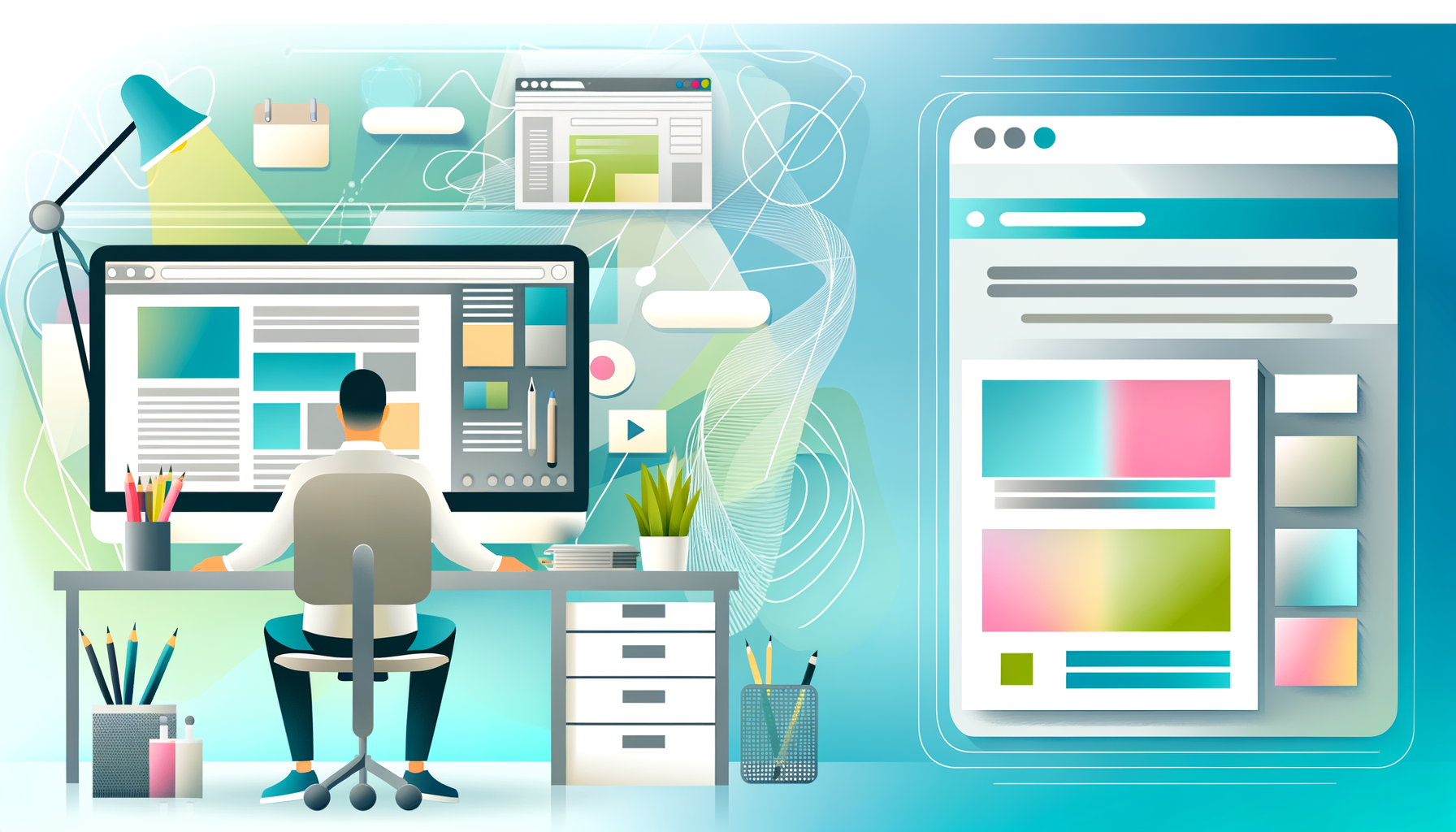With web development platforms, who designs the website?