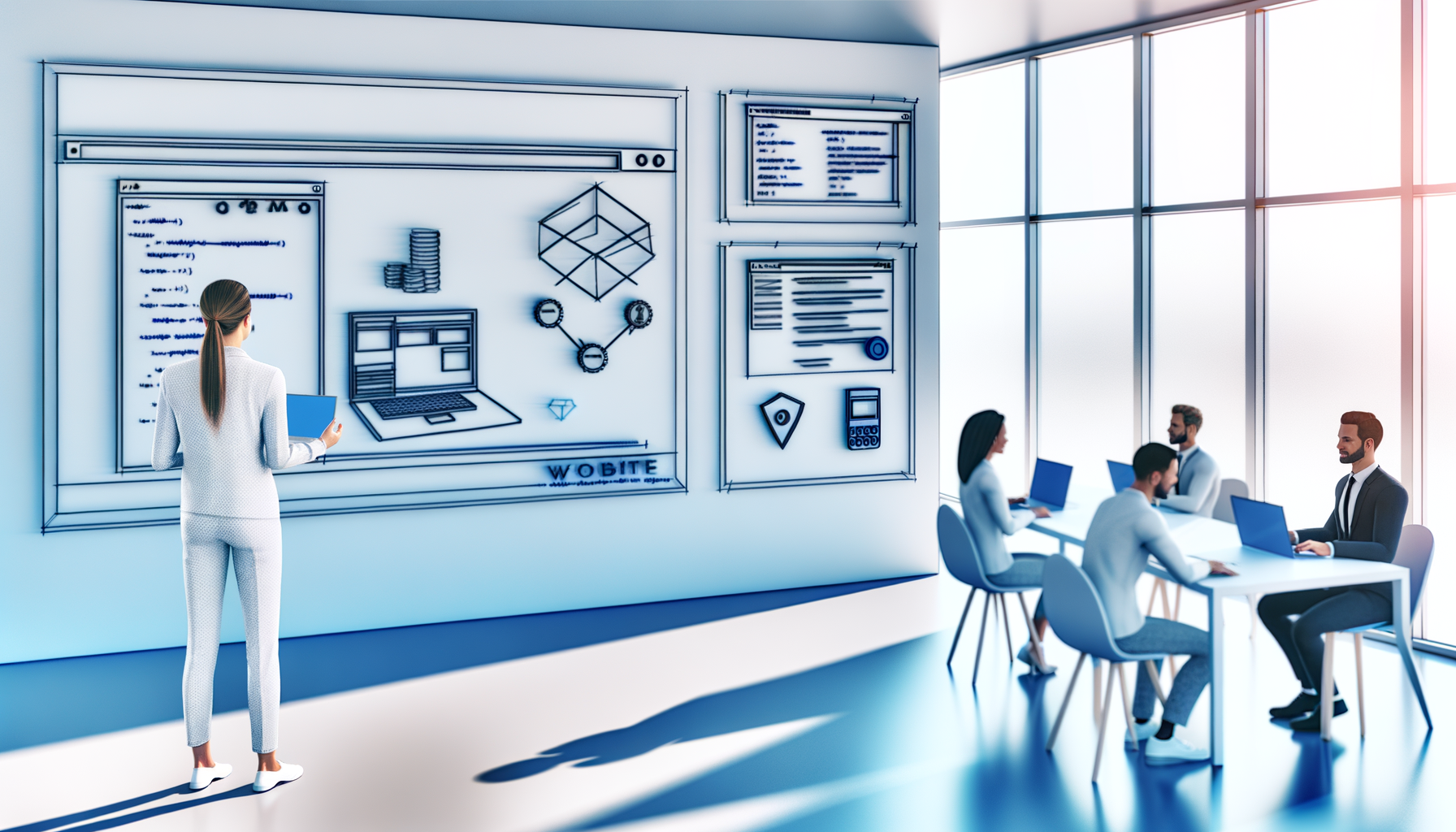 An individual who is responsible for the overall plan of a website development